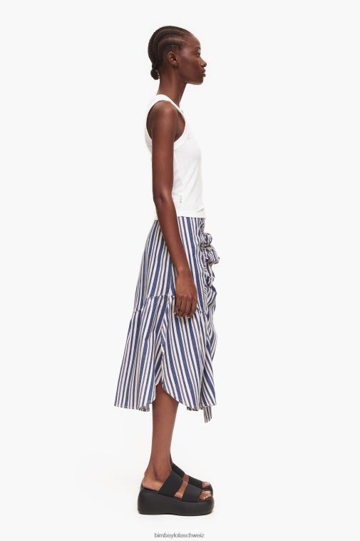 Bimba Y Lola Jeans-Midirock Blau Kleidung T04ZZ457