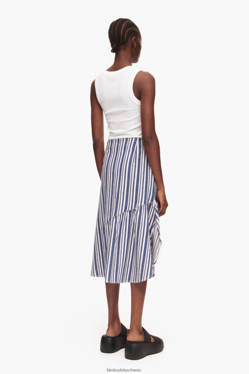 Bimba Y Lola Jeans-Midirock Blau Kleidung T04ZZ457