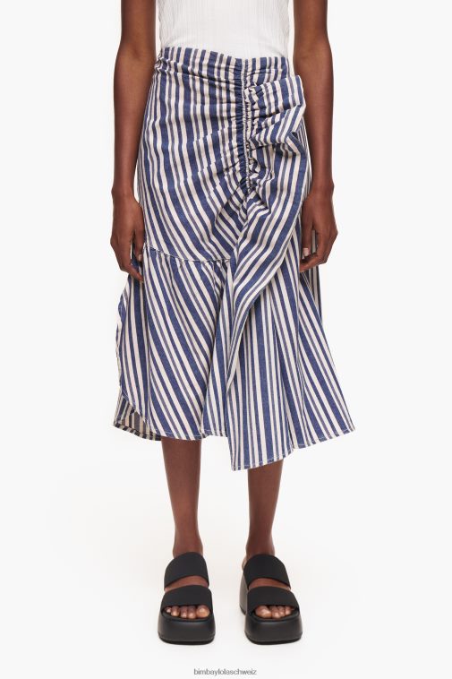 Bimba Y Lola Jeans-Midirock Blau Kleidung T04ZZ457