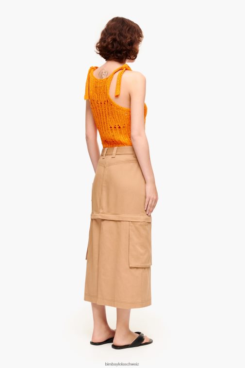 Bimba Y Lola Midi-Cargo-Rock Kamel Kleidung T04ZZ455