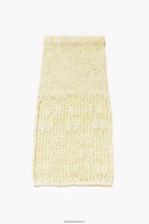 Bimba Y Lola Midi-Strickrock lindgrün Kleidung T04ZZ461