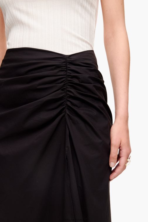 Bimba Y Lola Midirock aus Baumwolle Schwarz Kleidung T04ZZ463