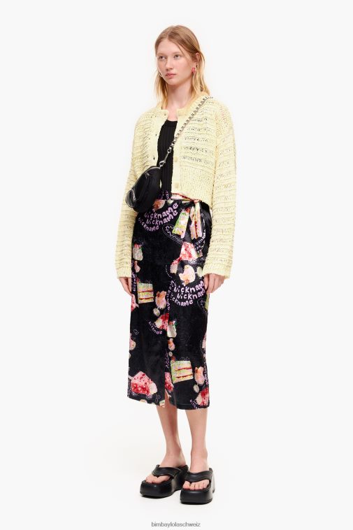 Bimba Y Lola Wickelrock mit Fotoprint Spitzname Kleidung T04ZZ459