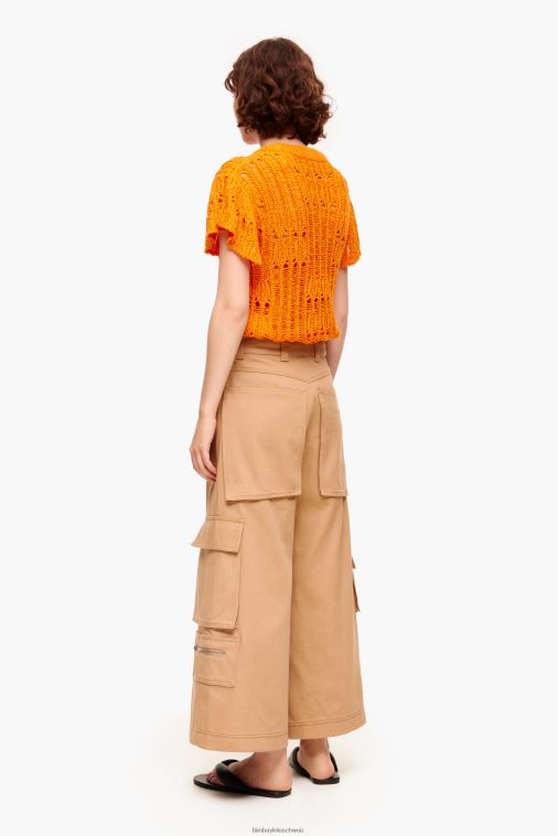 Bimba Y Lola Cargohose Kamel Kleidung T04ZZ397