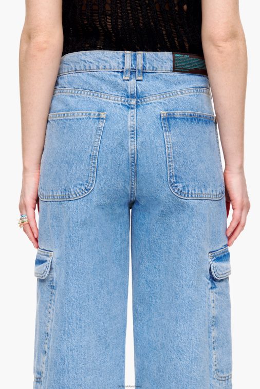 Bimba Y Lola Denim-Cargohose Blau Kleidung T04ZZ409