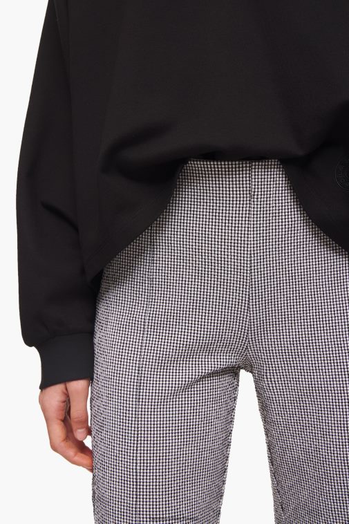 Bimba Y Lola Gingham-Schlaghose Schwarz Kleidung T04ZZ415