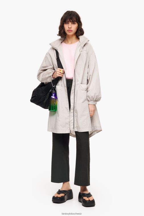 Bimba Y Lola Hose mit Textur Schwarz Kleidung T04ZZ412