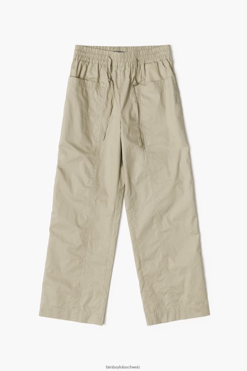 Bimba Y Lola Jogginghose aus Popeline khaki Kleidung T04ZZ410