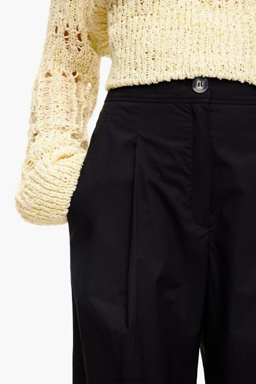 Bimba Y Lola Popeline-Hose Schwarz Kleidung T04ZZ416