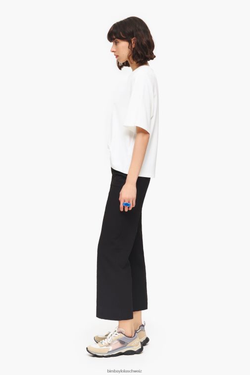 Bimba Y Lola Schlaghosen Schwarz Kleidung T04ZZ414