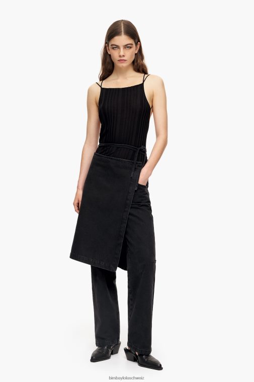 Bimba Y Lola Set Rockhose Schwarz Kleidung T04ZZ439