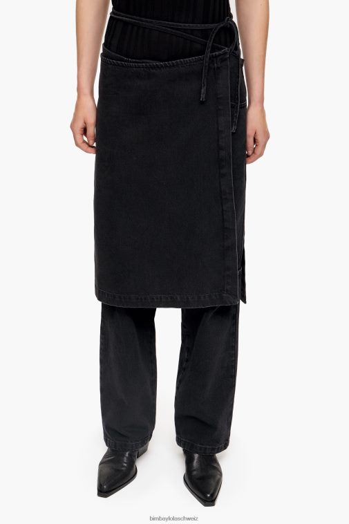 Bimba Y Lola Set Rockhose Schwarz Kleidung T04ZZ439