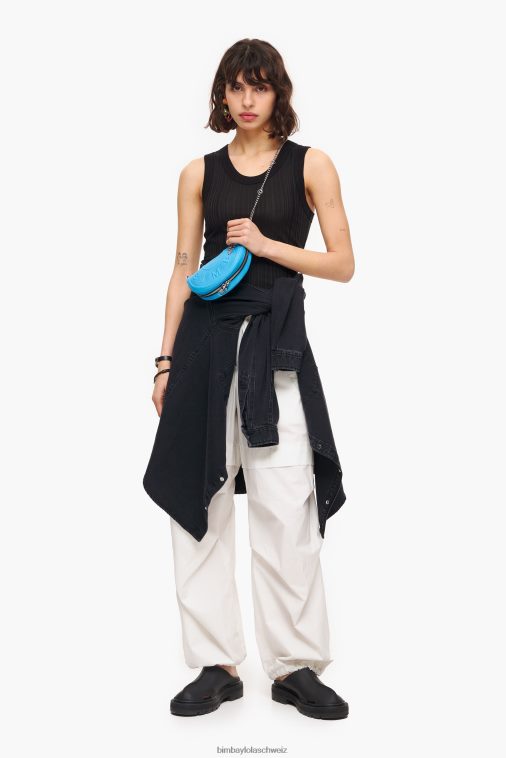 Bimba Y Lola leichte Fallschirmhose grau Kleidung T04ZZ421