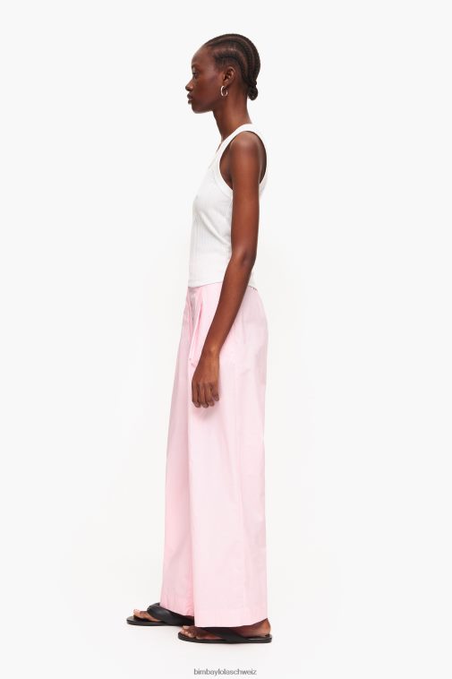 Bimba Y Lola leichte Popeline-Hose Rosa Kleidung T04ZZ417