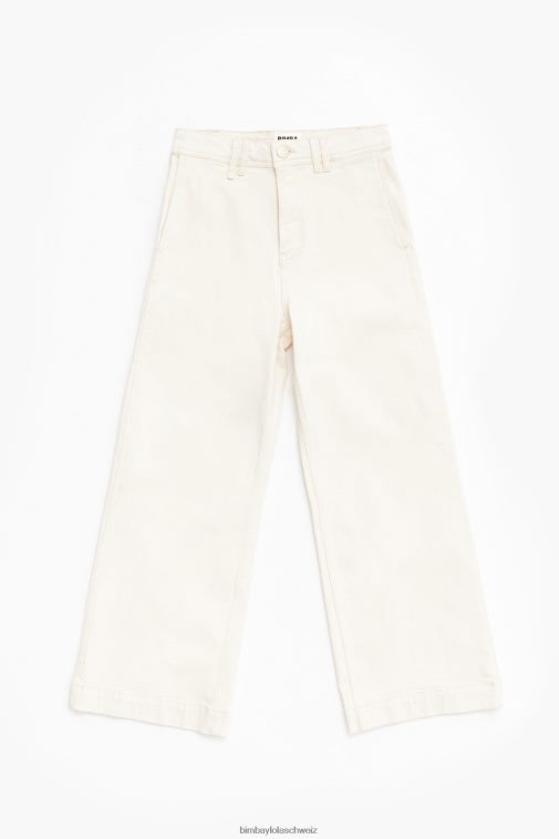 Bimba Y Lola Culotte – Jeans mit hohem Bund Creme Kleidung T04ZZ523
