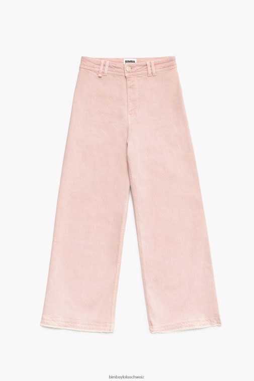 Bimba Y Lola Culotte – Jeans mit hohem Bund Rosa Kleidung T04ZZ520