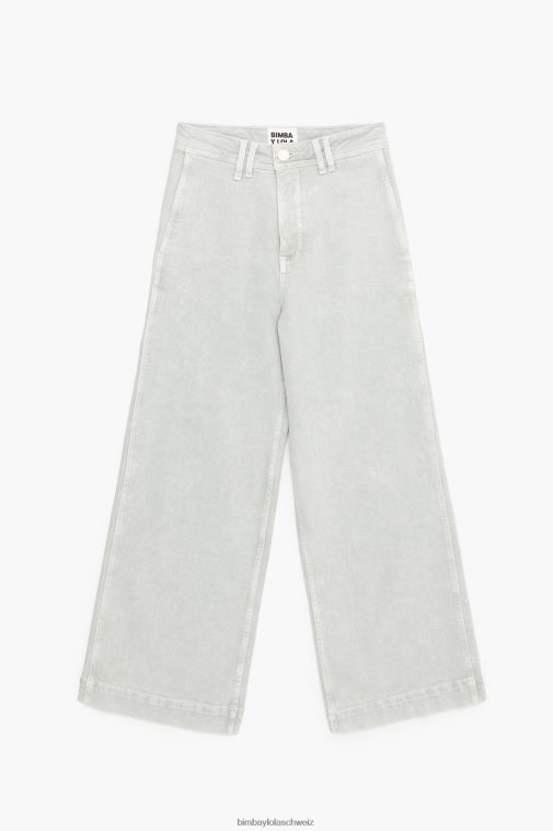 Bimba Y Lola Culotte – Jeans mit hohem Bund minzgrün Kleidung T04ZZ519