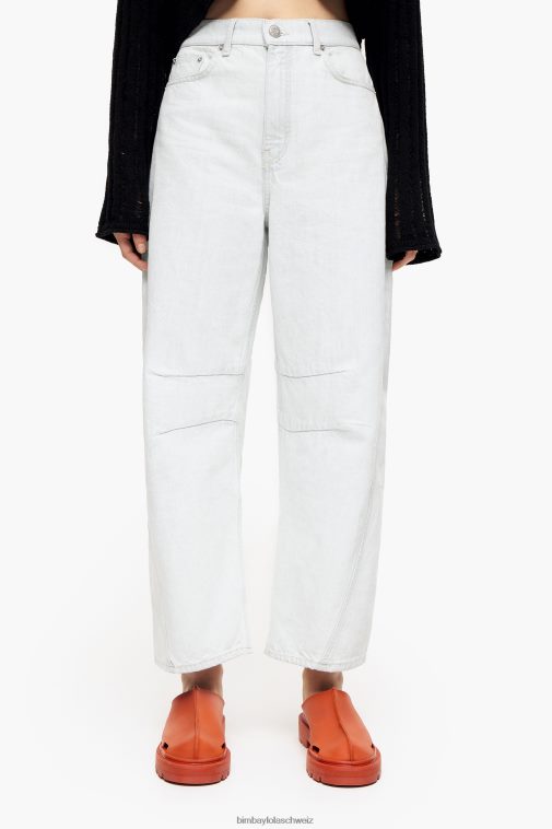 Bimba Y Lola Fass - gerade Jeans Blau Kleidung T04ZZ430