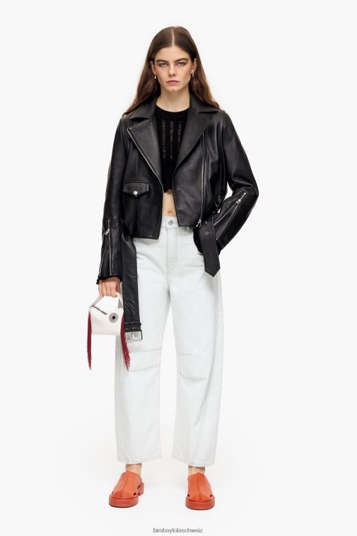 Bimba Y Lola Fass - gerade Jeans Blau Kleidung T04ZZ430