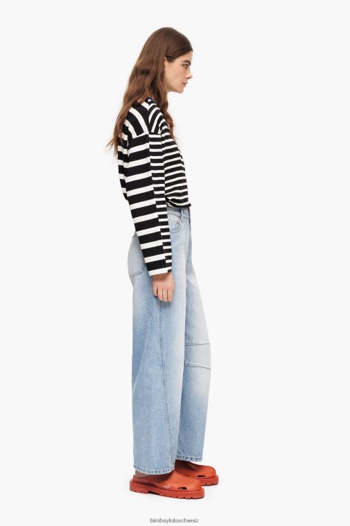 Bimba Y Lola Fass - gerade Jeans hellblau Kleidung T04ZZ431