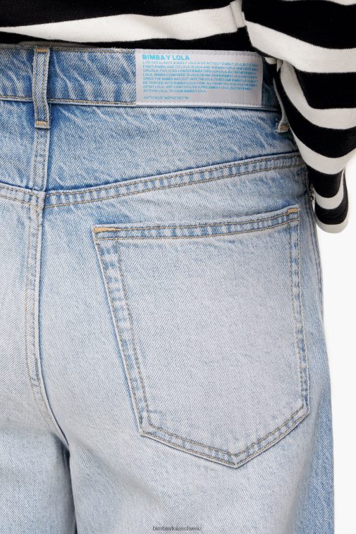 Bimba Y Lola Fass - gerade Jeans hellblau Kleidung T04ZZ515