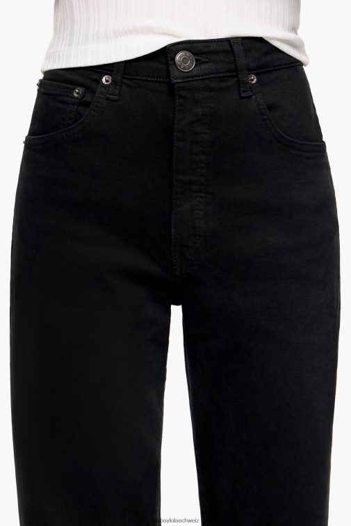 Bimba Y Lola Gerade geschnittene Jeans Schwarz Kleidung T04ZZ450