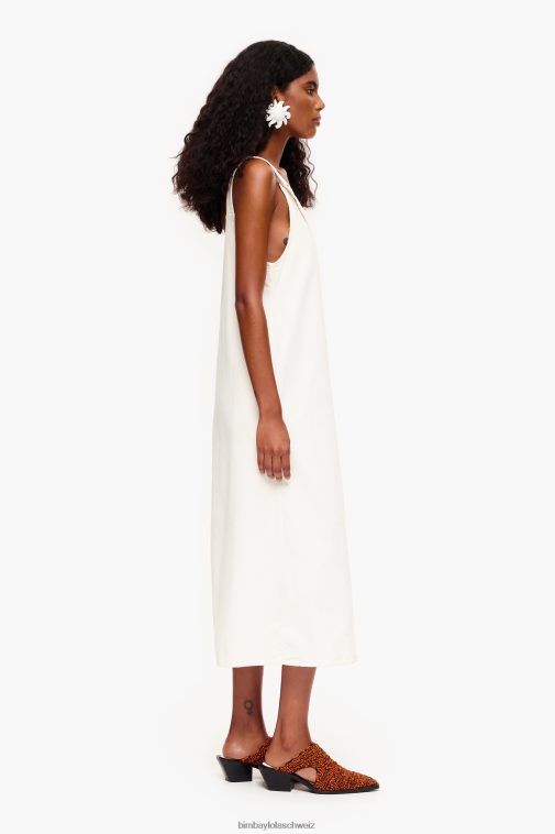 Bimba Y Lola Jeanskleid nicht-gerade weiss Kleidung T04ZZ180