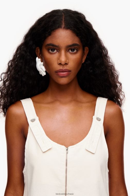 Bimba Y Lola Jeanskleid nicht-gerade weiss Kleidung T04ZZ180