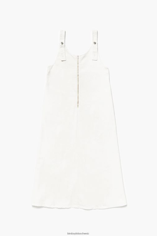 Bimba Y Lola Jeanskleid nicht-gerade weiss Kleidung T04ZZ180
