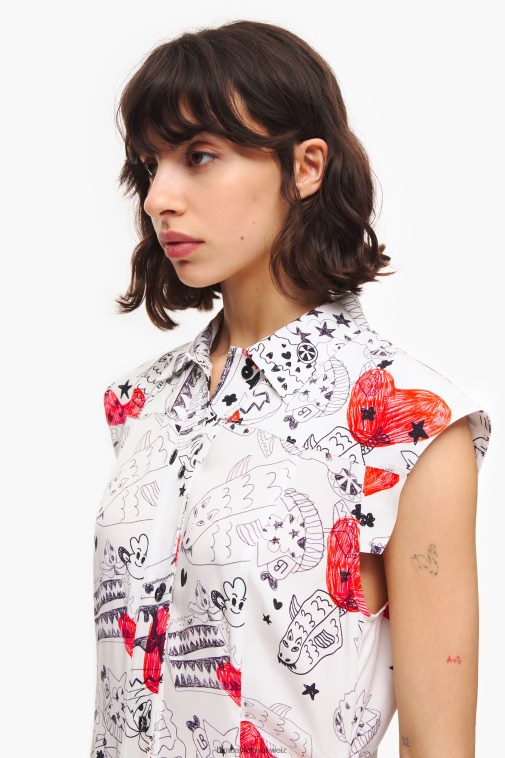 Bimba Y Lola Maxikleid mit Herz-Print Spitzname Kleidung T04ZZ226