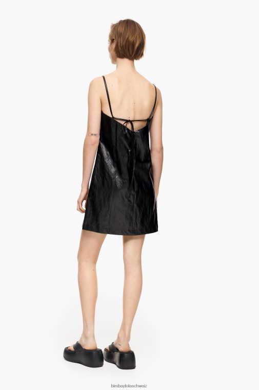 Bimba Y Lola Minikleid in A-Linie Schwarz Kleidung T04ZZ241