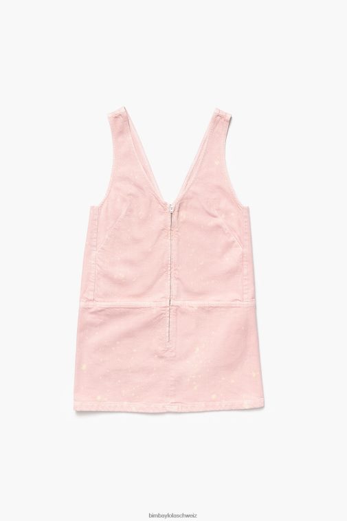 Bimba Y Lola leichtes kurzes Jeanskleid Rosa Kleidung T04ZZ192