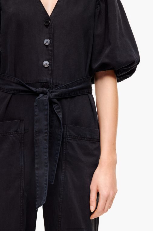 Bimba Y Lola Denim-Overall Schwarz Kleidung T04ZZ178