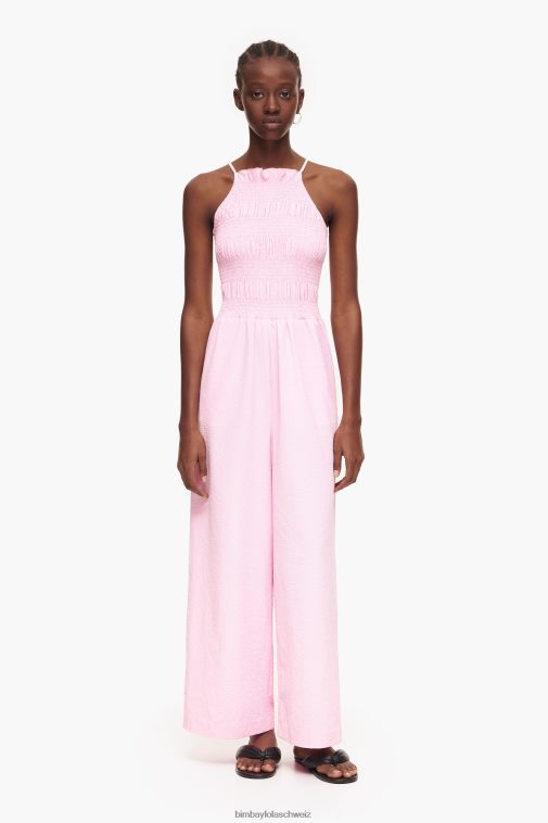 Bimba Y Lola Fließender Maxi-Overall Rosa Kleidung T04ZZ217