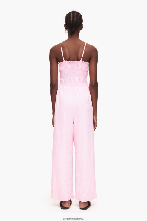 Bimba Y Lola Fließender Maxi-Overall Rosa Kleidung T04ZZ217