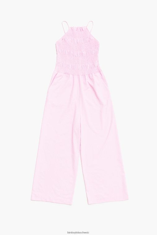 Bimba Y Lola Fließender Maxi-Overall Rosa Kleidung T04ZZ217
