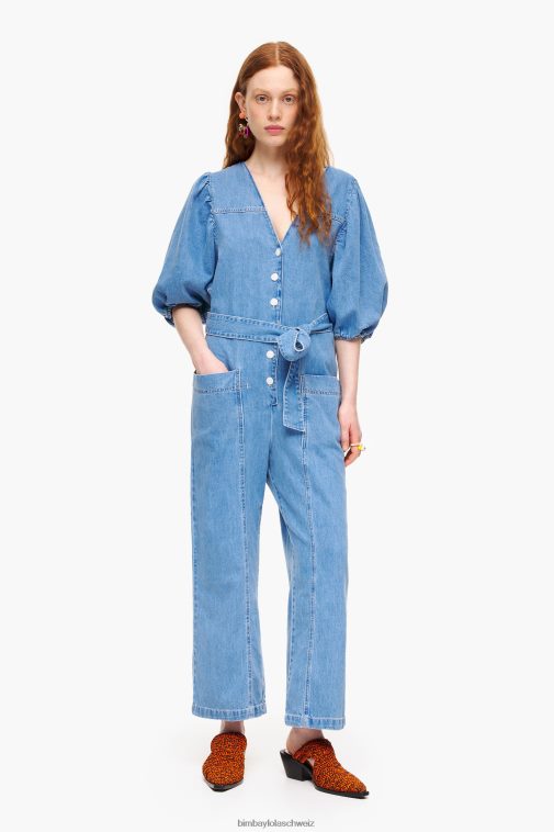 Bimba Y Lola leichter Jeansoverall Blau Kleidung T04ZZ179