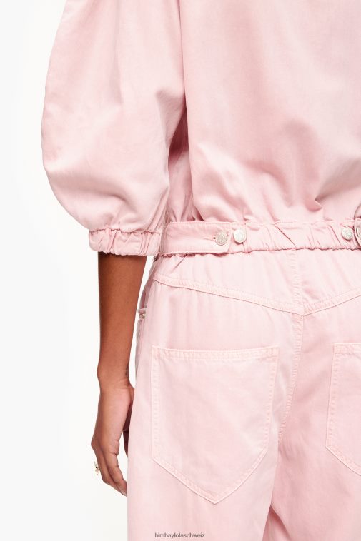 Bimba Y Lola leichter Jeansoverall Rosa Kleidung T04ZZ195