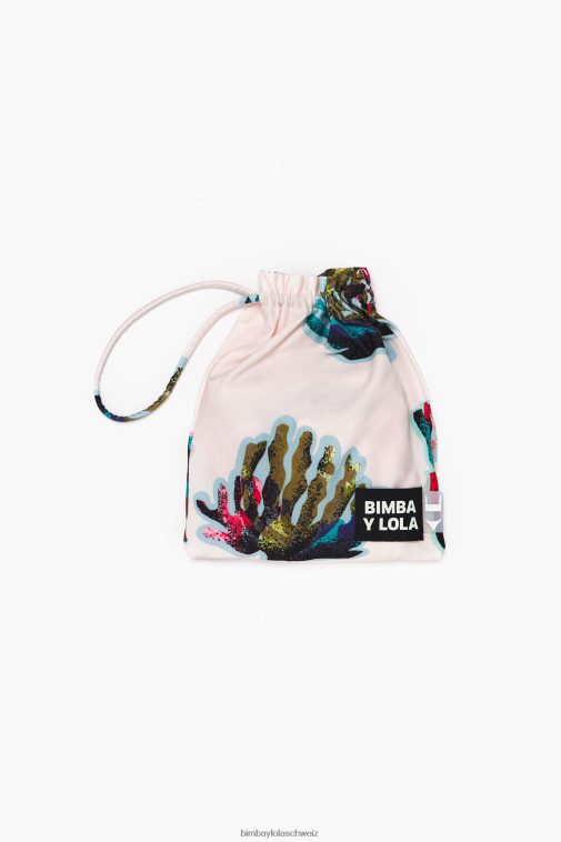 Bimba Y Lola Bikini mit Korallenmuster Weiss Kleidung T04ZZ879