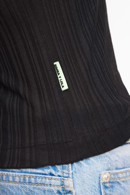 Bimba Y Lola tailliertes Oberteil Schwarz Kleidung T04ZZ248