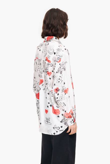 Bimba Y Lola Herz-Shirt Kleidung Spitzname T04ZZ347