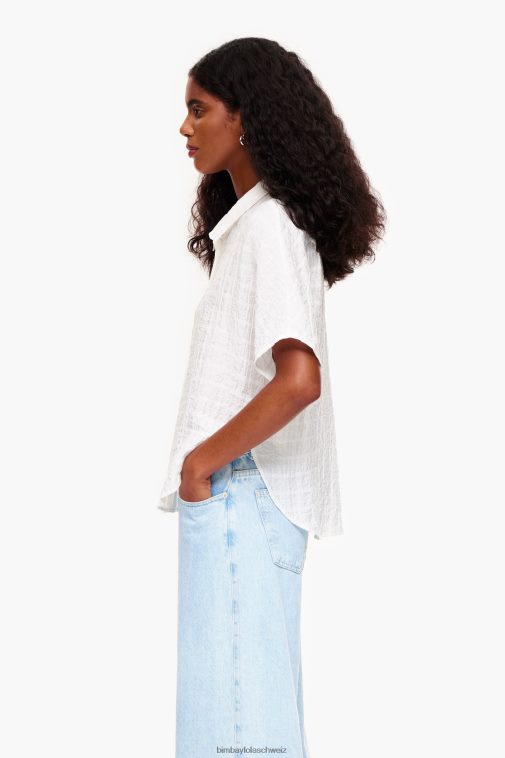 Bimba Y Lola Kurzes Shirt Elfenbein Kleidung T04ZZ327