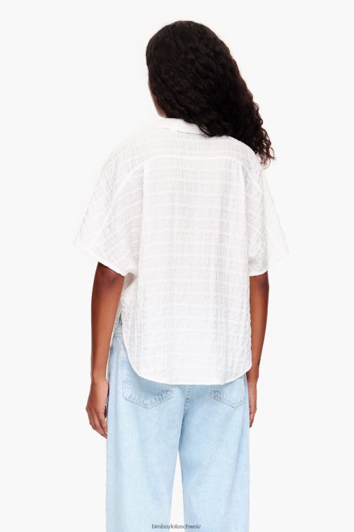 Bimba Y Lola Kurzes Shirt Elfenbein Kleidung T04ZZ327