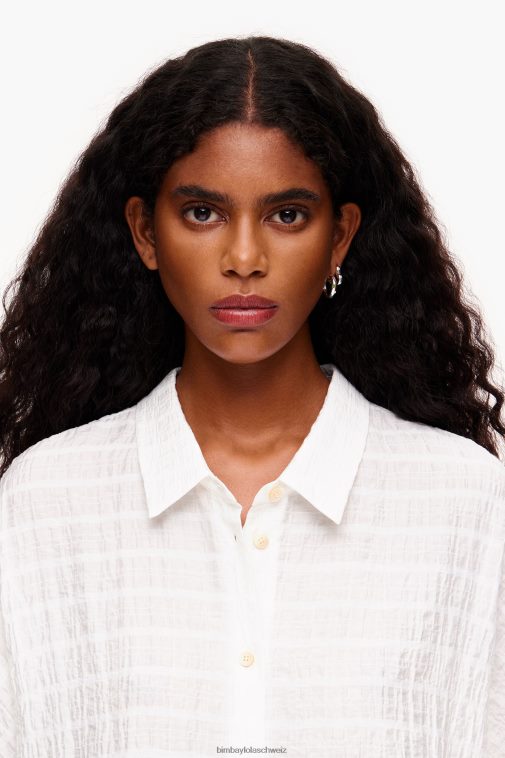 Bimba Y Lola Kurzes Shirt Elfenbein Kleidung T04ZZ327