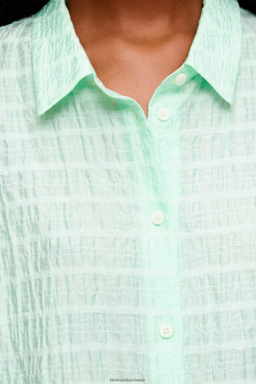Bimba Y Lola Kurzes Shirt Minze Kleidung T04ZZ328