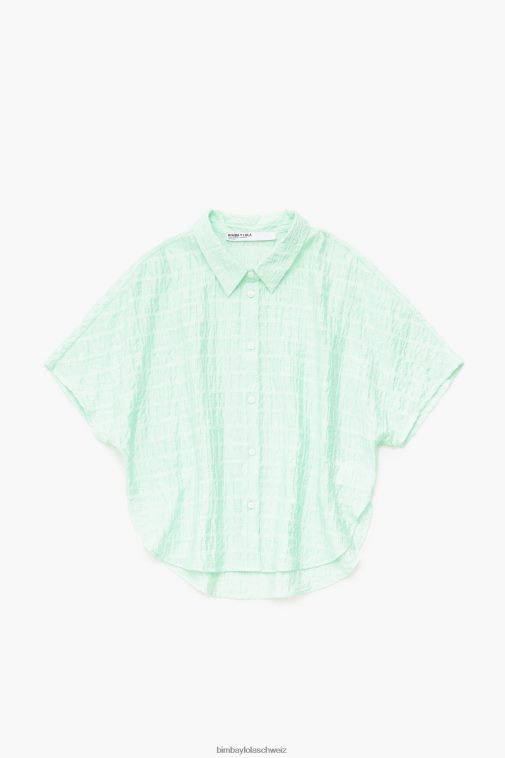 Bimba Y Lola Kurzes Shirt Minze Kleidung T04ZZ328