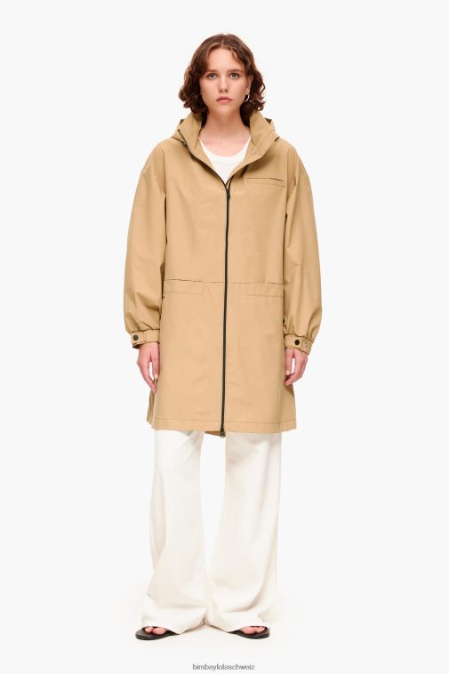 Bimba Y Lola A-Linien-Graben Kamel Kleidung T04ZZ483