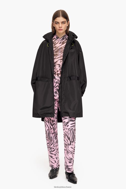 Bimba Y Lola A-Linien-Graben Schwarz Kleidung T04ZZ482