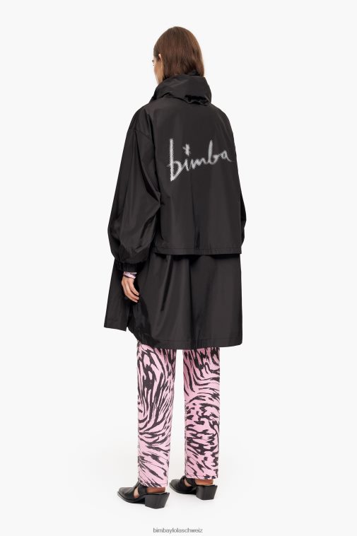 Bimba Y Lola A-Linien-Graben Schwarz Kleidung T04ZZ482