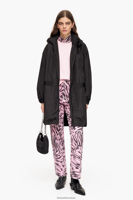 Bimba Y Lola A-Linien-Graben Schwarz Kleidung T04ZZ482